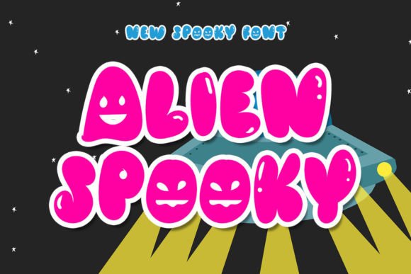 Alien Spooky: A Playful Font for Creative Branding