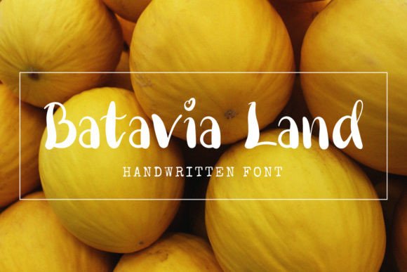 Batavia Land: A Display Font with a Timeless Touch