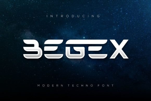 Begex: A Modern Display Font for Web Design Projects