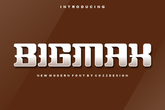 Bigmax: A Whimsical Display Font for Digital Creativity