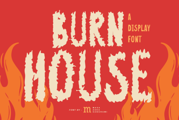 Burn House Font for Eye-Catching Digital Designs