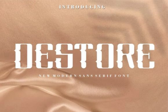 Destore Font for Bold Branding and Eye-Catching Design