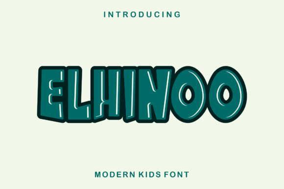 Elhinoo: A Modern Display Font for Elegant Branding Projects