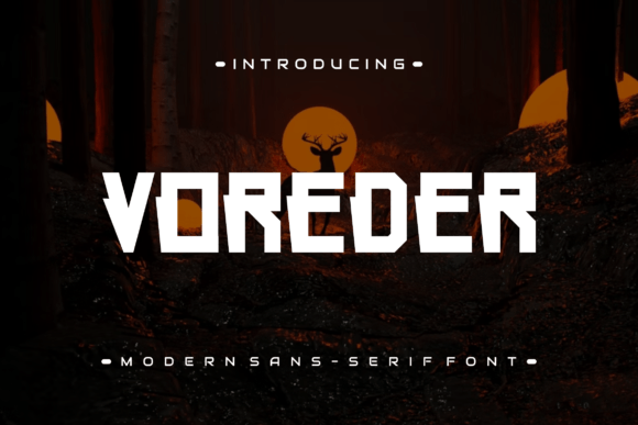 Enhance Your Brand with the Voreder Font