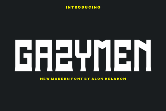 Gazymen Font for Web Design Projects