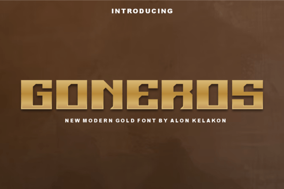 Goneros Font for Professional Branding