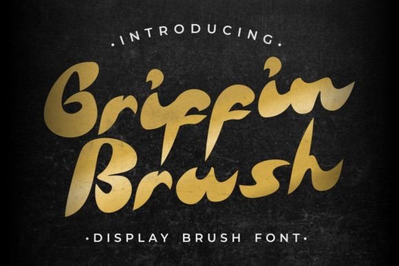 Griffin Brush: A Cool and Modern Display Font for Creative Projects