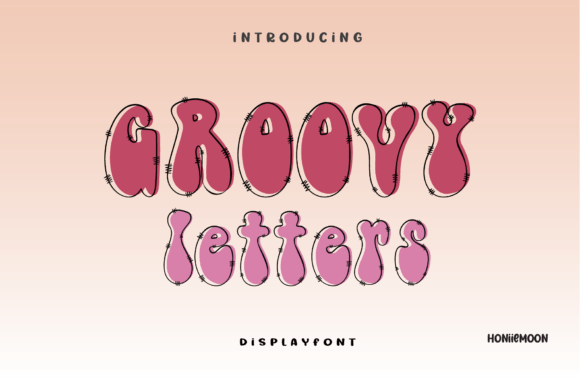 Groovy Letters: A Playful Display Font for Creative Brands
