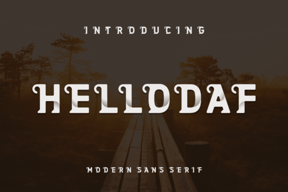 Hellodaf: A Modern Font for Professional Branding