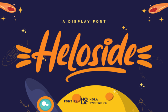 Heloside: A Playful Display Font for Editorial Creativity