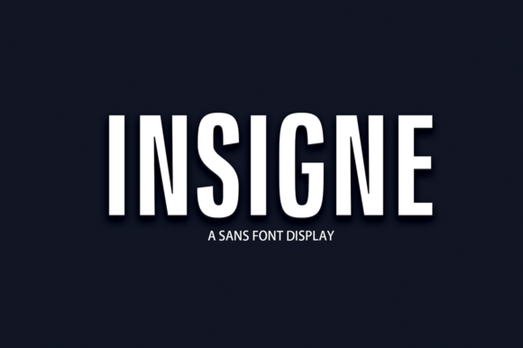 Insigne: A Bold Font for Polished Branding