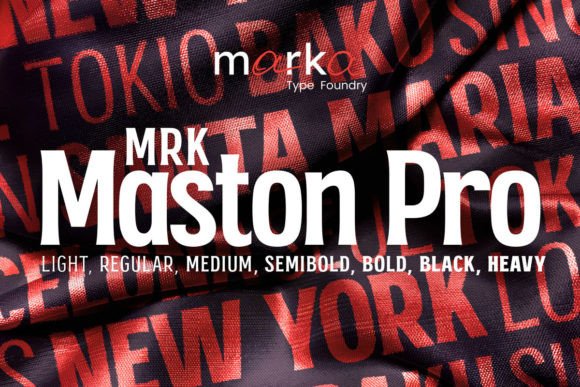 Maston Pro: A Vintage Display Font for Bold Branding