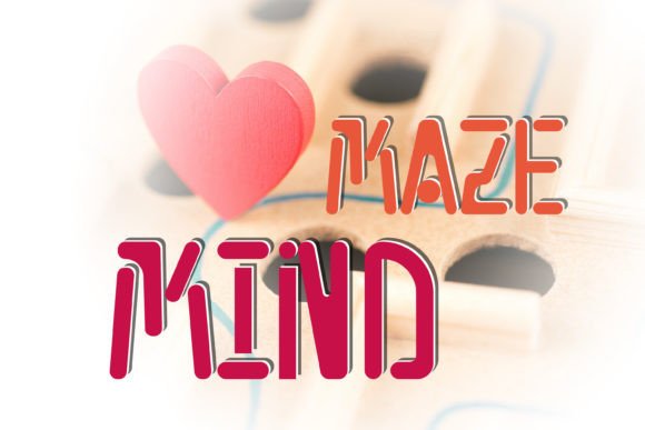 Maze Mind Display Font Review
