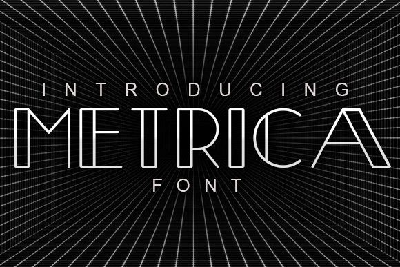 Metrica: A Retro-Style Display Font for Web Design
