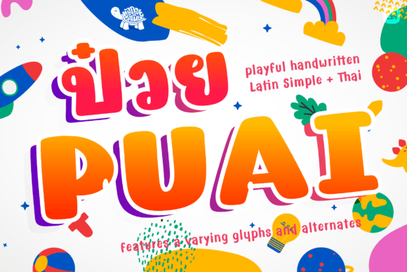 Puai: A Playful Handwritten Font for Editorial Design