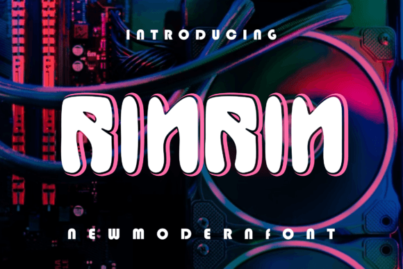 Rinrin: A Whimsical Font for Polished Branding