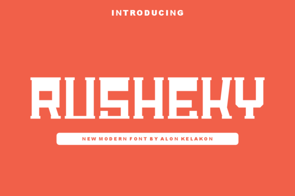 Rusheky: A Display Font for Editorial Elegance