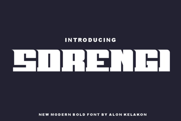 Sorengi: A Bold Display Font for Digital Impact