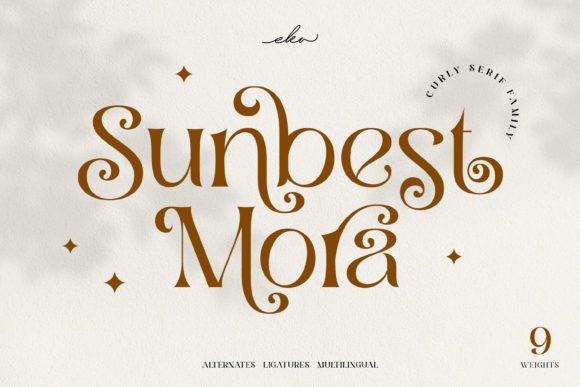 Sunbest Mora: A Modern Font for Polished Branding