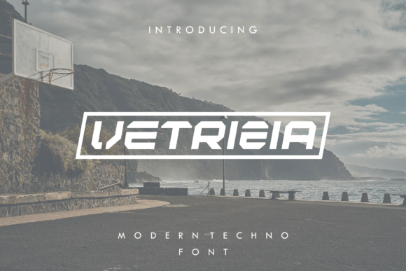 Vetrizia: A Modern Display Font for Digital Creativity