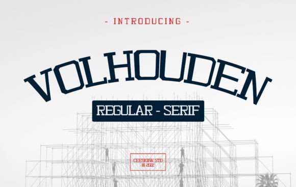 Volhouden: A Friendly Display Font for Modern Web Design